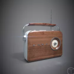 Bush Radio TR82 3D model