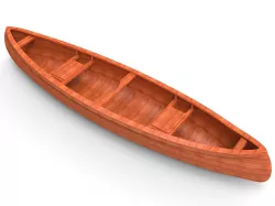 Canoe 3D model