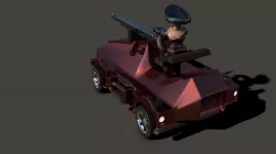 Car For Video Games  Nine 3D model