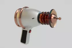 Cartoon Space Gun 3D model