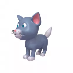 Cat Cartoon 3D model