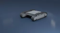 Caterpillar 3D model rigging 3D model