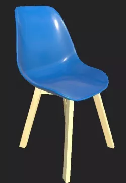 Chair IMS nordic Unity ready Low-poly 3D model Low-poly 3D model