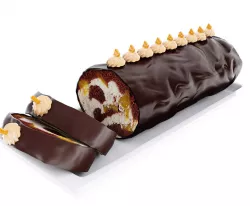 Chocolate orange roll 3D model