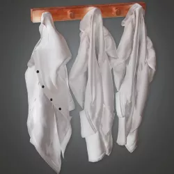 CLA - Lab Coats - PBR Game Ready Low-poly 3D model