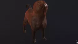 Clay Dog 3D model