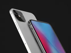 Concept of Apple iPhone 12 Pro Max LiDAR iPad Pro 2020 Design Low-poly 3D model