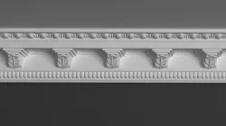 Cornice Moulding 3D model 3D model