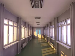 Corridor 3D model