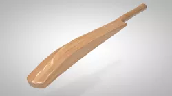 Cricket Bat Low-poly 3D model