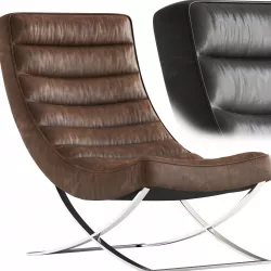 Cult Furniture Denton Lounge Chair 3D model