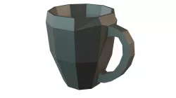 Cup Cup Low-poly 3D model
