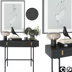 Decorative set 02 3D model