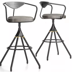 District Eight-akron Bar Stool 3D model