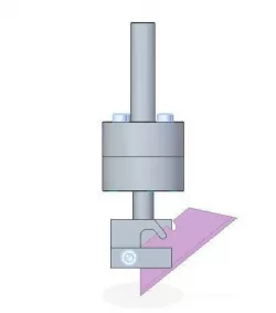 Drag knife tool 3D model