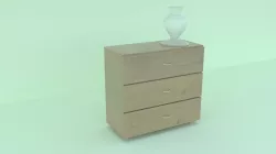Drawer 3D model 3D model