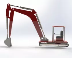 Excavator Model 3D model