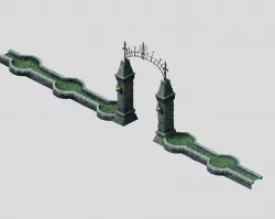 Flower garden 1001 3D model