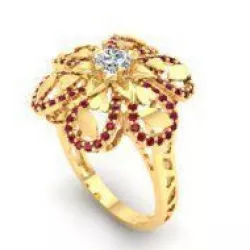 flower ring 3D model