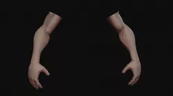 FPS Hands Arms - Stylised Cartoon - Low Poly Game - VR AR Low-poly 3D model
