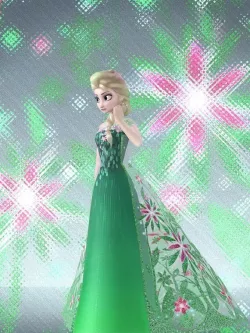 Frozen Elsa Low-poly 3D model