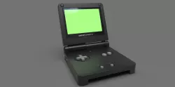 Gameboy Advance SP 3D model