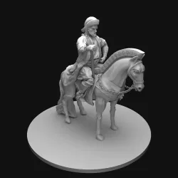 Genghis Khan Equestrian Statue 3D model