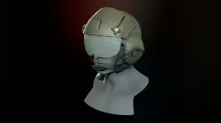 Gentex SPH 5  helmet Low-poly 3D model