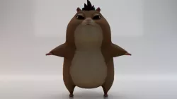 Hamster Low-poly 3D model