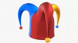 Hat of jester 3D model
