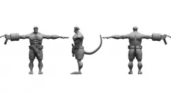 hellboy 3d cartoon 3D model