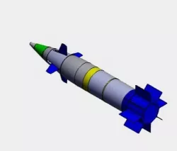 Howitzer Shell Concept 3D model