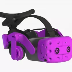 HTC Vive Pro 2 Rose Emissive Low-poly 3D model