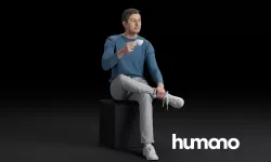 Humano Sitting man 0607 3D model