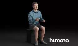Humano Sitting man 0616 3D model
