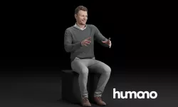 Humano Sitting man 0617 3D model