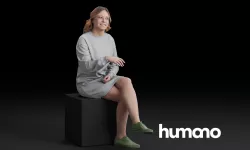 Humano Sitting woman 0603 3D model