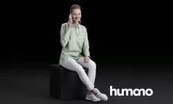 Humano Sitting woman 0605 3D model