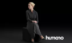 Humano Sitting woman 0614 3D model