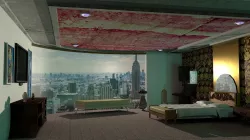 Hyatt Bedroom Build 3D model