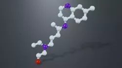 Hydroxychloroquine Atom  3D model