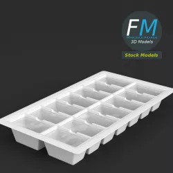 Ice cube tray 3D model
