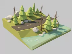 inGame 1 Low-poly 3D model