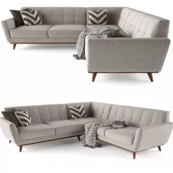 Joybird Hughes Corner Sectional Sofa 3D model