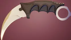karambit knife - PBR Low-poly 3D model