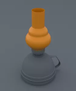 kerosene lamp 3D model