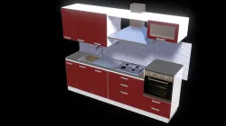 Kitchen for Blender 3D model