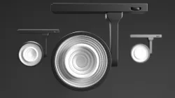 lamp arkoslight six L Low-poly 3D model