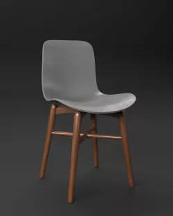 Langue dinning chair 3D model