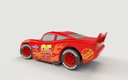 3D Printed Cars Saetta Lightning McQueen by paulboni95